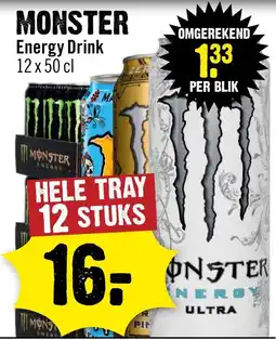 Dirck 3 monster energy drink aanbieding