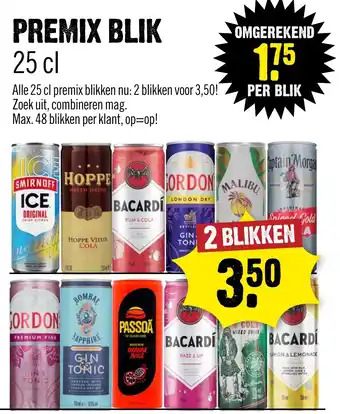 Premix blik