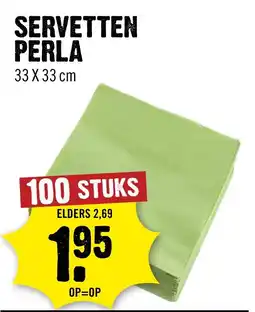 Dirck 3 servetten perla aanbieding