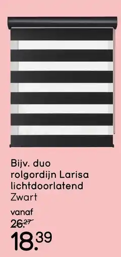 Leen Bakker Duo rolgordijn Larisa lichtdoorlatend aanbieding