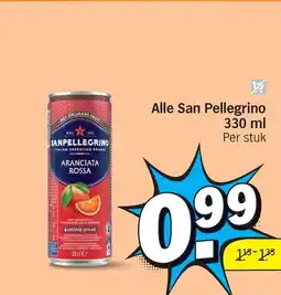 Albert Heijn Alle San Pellegrino aanbieding