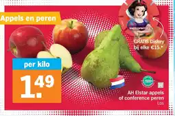 Albert Heijn AH Elstar appels of conference peren aanbieding