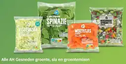 Albert Heijn Alle AH Gesneden groente, sla en groentemixen aanbieding