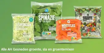 Alle AH Gesneden groente, sla en groentemixen