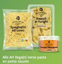 Albert Heijn Alle AH Vegan verse pasta en pasta sauzen aanbieding