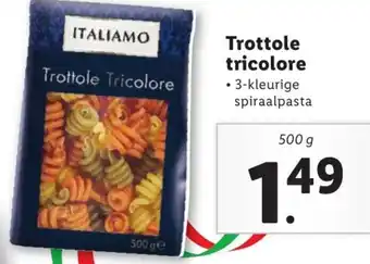 Lidl Trottole tricolore 500g aanbieding