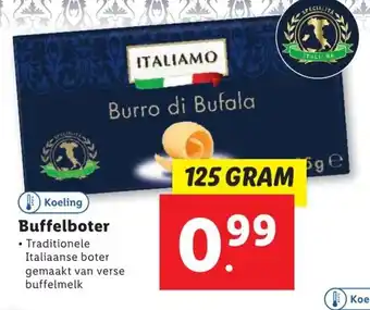 Lidl Buffelboter 125g aanbieding