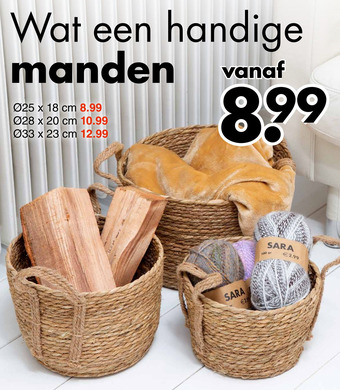 Wibra Manden aanbieding