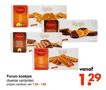 Wibra Forum koekjes aanbieding