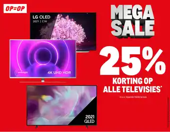 Makro 25% Korting Op Alle Televisies aanbieding