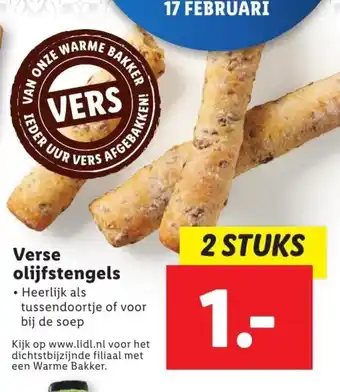 Lidl Verse olijfstengels aanbieding