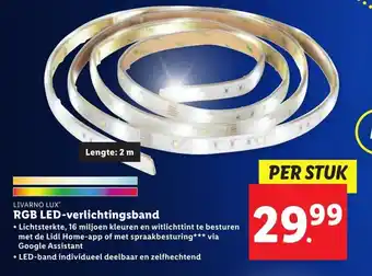 Lidl RGB LED-verlichtingsband aanbieding