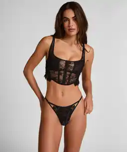 Hunkemoller Hunkemöller Hoog uitgesneden string Julia Zwart aanbieding