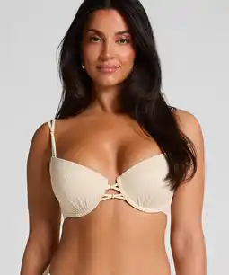 Hunkemoller Hunkemöller Bikinitop Crochet Wit aanbieding