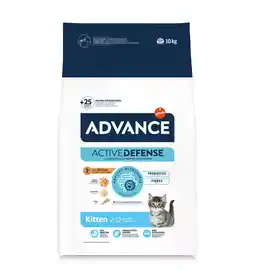 Zooplus 8 ,5 kg + 1,5 kg gratis! Advance droogvoer voor katten - Kitten met Kip en rijst (10 kg) aanbieding