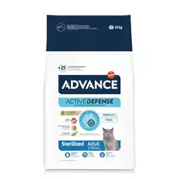 Zooplus 8 ,5 kg + 1,5 kg gratis! Advance droogvoer voor katten - Sterilized met Kalkoen 10 kg aanbieding