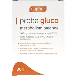 De Online Drogist Nupure Proba Gluco Capsules 30CP aanbieding