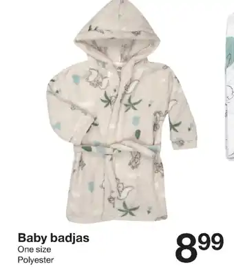 Zeeman Baby badjas aanbieding