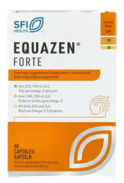 De Online Drogist Equazen Forte Omega-3-6 Vetzuren Capsules 60CP aanbieding