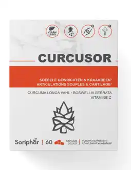 De Online Drogist Soria Natural Curcusor Capsules 60CP aanbieding