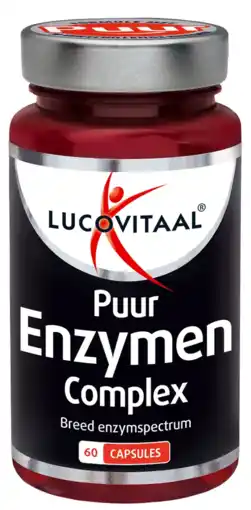 De Online Drogist Lucovitaal Puur Enzymen Complex Capsules 60CP aanbieding