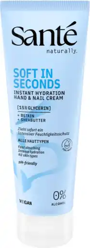 De Online Drogist Sante Naturkosmetik Instant Hydration Hand & Nail Cream 75ML aanbieding