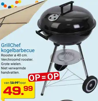 Kluswijs Grillchef kogelbarbecue aanbieding