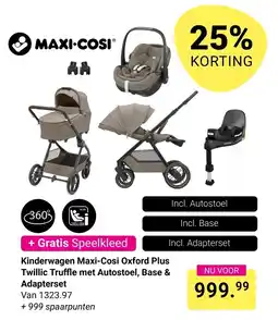 Van Asten BabySuperstore Maxi-Cosi Oxford Plus Twillc Truffle aanbieding