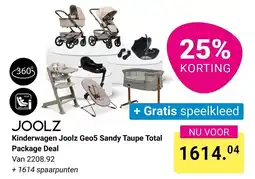 Van Asten BabySuperstore Joolz Kinderwagen Joolz Geo5 Sandy Taupe Total Package Deal aanbieding