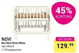 Van Asten BabySuperstore NOVI Box Novi Olivia White aanbieding