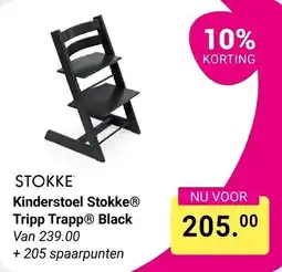 Van Asten BabySuperstore Stokke Kinderstoel Stokke Tripp Trapp Black aanbieding