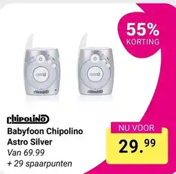 Van Asten BabySuperstore chipolino babyfoon chipolino astro silver aanbieding