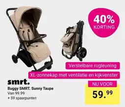 Van Asten BabySuperstore smrt. Buggy SMRT. Sunny Taupe aanbieding