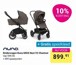 Van Asten BabySuperstore nuna kinderwagen nuna mixx next v2 chestnut aanbieding