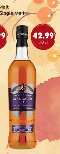 uw topSlijter Glengarry single malt scotch whisky aanbieding