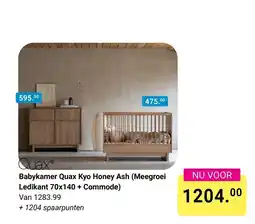 Van Asten BabySuperstore Quax Babykamer Quax Kyo Honey Ash aanbieding