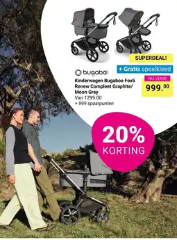 Van Asten BabySuperstore bugaboo kinderwagen bugaboo fox5 renew compleet graphite/moon grey aanbieding