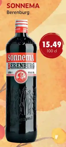 uw topSlijter Sonnema Berenburg aanbieding