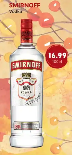 uw topSlijter Smirnoff Vodka aanbieding