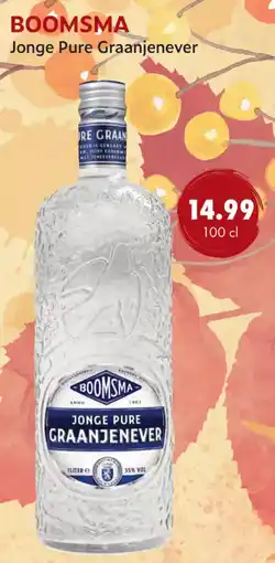 uw topSlijter Boomsma Jonge Pure Graanjenever aanbieding