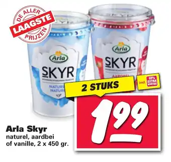 Nettorama Arla Skyr 2 x 450 gr. 2 stuks aanbieding