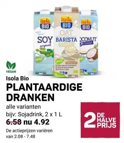 Ekoplaza Isola Bio plantaardige dranken aanbieding