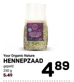 Ekoplaza Your Organic Nature Hennepzaad aanbieding