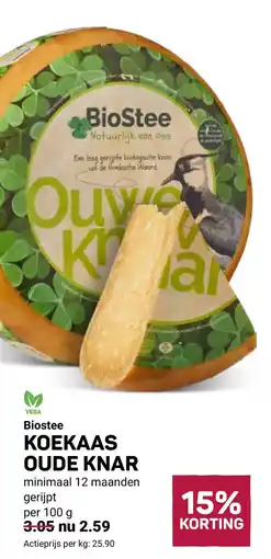 Ekoplaza Biostee KOEKAAS OUDE KNAR aanbieding