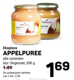 Ekoplaza Ekoplaza appelpuree aanbieding