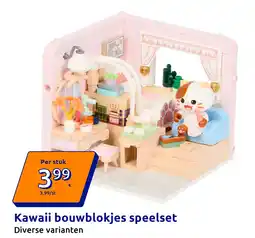 Action Kawaii bouwblokjes speelset aanbieding