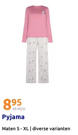 Action Pyjama aanbieding