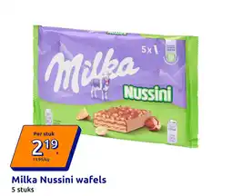 Action Milka Nussini wafels aanbieding