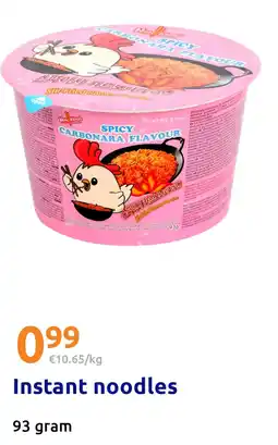 Action Instant noodles aanbieding
