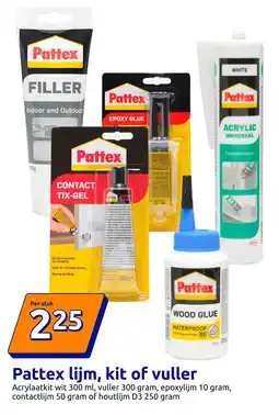 Action Pattex lijm, kit of vuller aanbieding